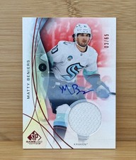 2024-25 Upper Deck Sp Game Used - Matty Beniers #60 Red Auto Jersey /65