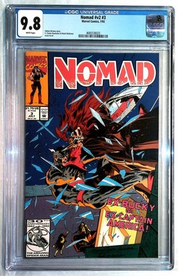 Nomad Vol. 2 #3 CGC 9.8 White Pages Marvel Comics 1992 Captain America Vs Bucky!