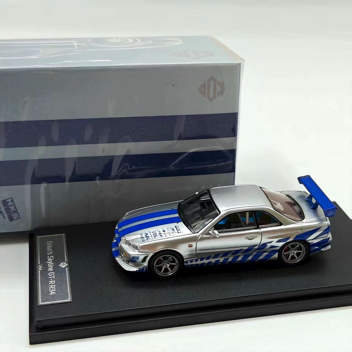 1:64 Nissan Skyline GT-R R34 JDM - Alloy Diecast Model Car