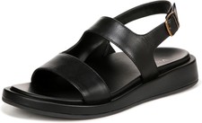 Vionic Womens Madera Black Leather Sandals NW...