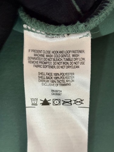 COLUMBIA PERFORMANCE OUTDOOR SHERPA MAGLIONE GIACCA VERDE TAGLIA L-XL UOMO - Foto 8 di 8