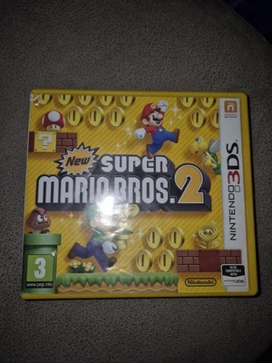 Super Mario Bros 2 Nintendo 3DS Game - No Manual (Damage to Box) - Image 1 of 4
