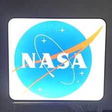 NASA LED Light Box   Space Decor, Astronaut G...