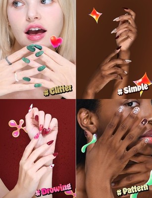 Nailpop Mobile Nail Sticker Printer comes w/ 10 Sheets of Nail