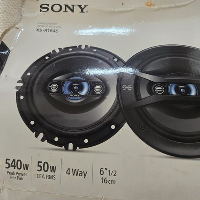 Sony Xplod XS-R1645 6.5'' 4-Way Car Speakers 270W Pair New Never Installed
