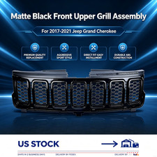 Us Stock For 2017-2021 Jeep Grand Cherokee Front Upper Grill Assembly 68258419ac