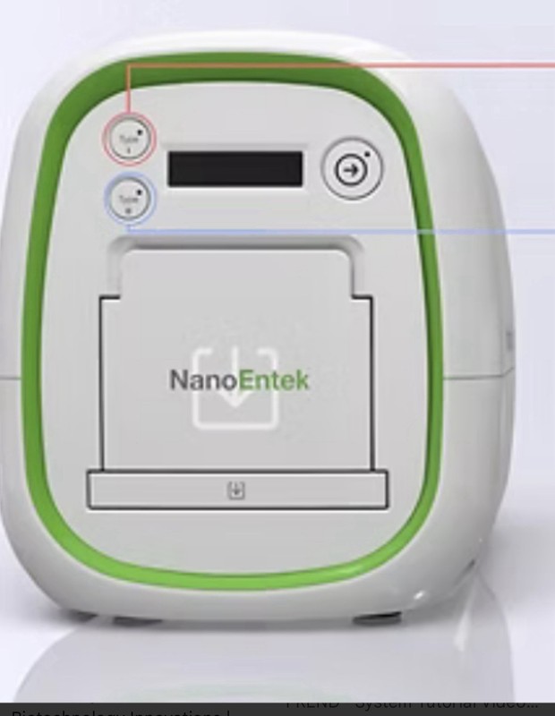 NanoEntek FREND F10AP Laboratory Analyzer for Biological Laboratory Use
