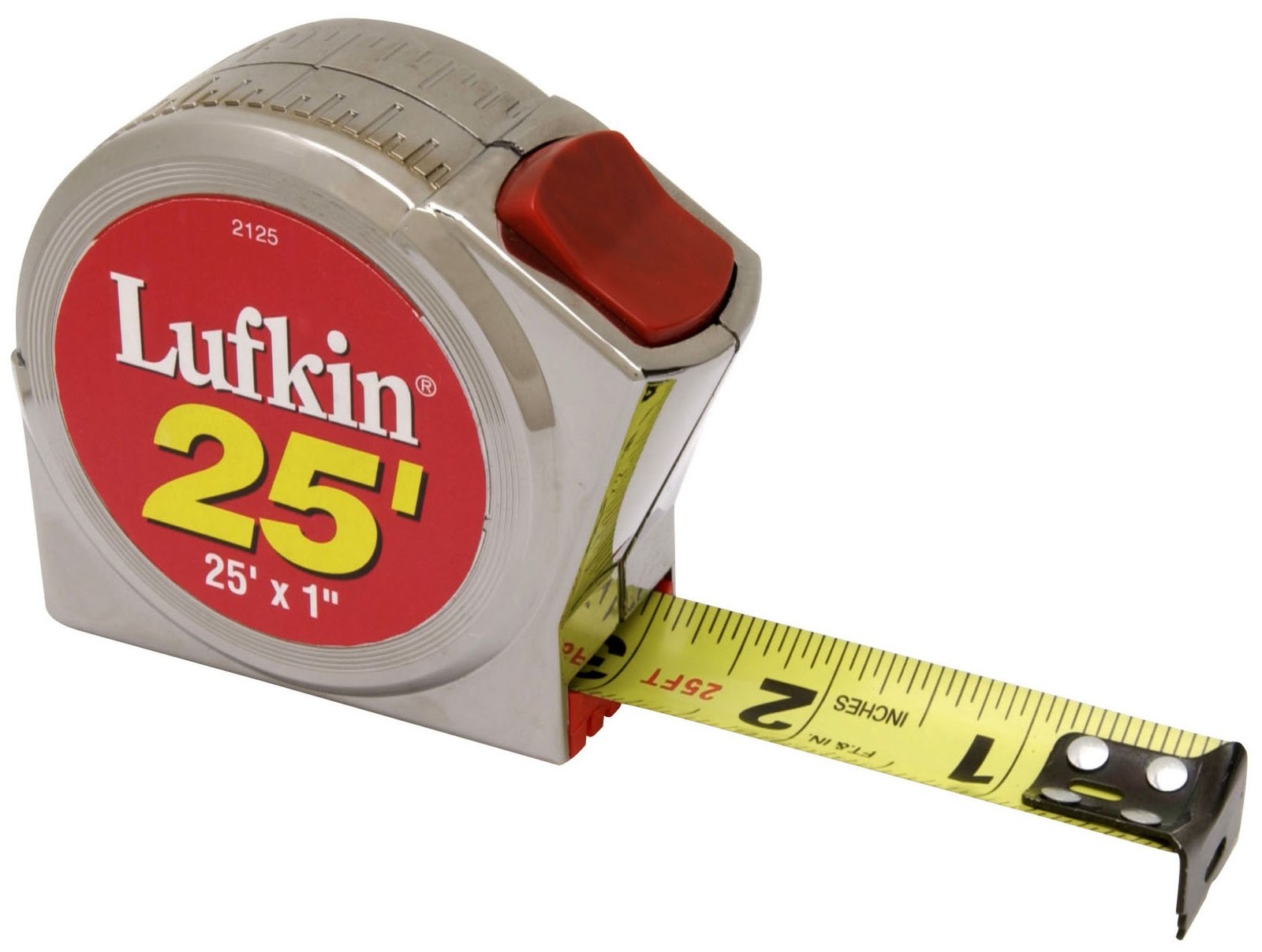 Lufkin 2125 1" x 25 ft Power Return Tape Measure New USA Made