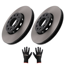 Front Brake Discs Left Right for Audi 100 Avant 1991-1994 4B0615301B 46.33mm