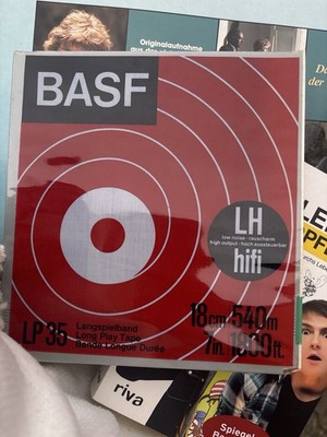 BASF LP35 Langspielband   18cm / 7    540m   NEU & SEALED   Original Verpackung