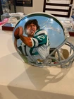 Joe Namath autographed full-size painted Riddell authentic football helmet.
