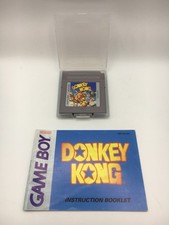 Game Boy 1994 - Donkey Kong Cartridge w/ Manual (Works)