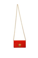 Versace Womens 100% Patent Leather Gold Medus...