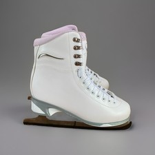Jackson Womens Size 10 Ice Skates Softskates Mark I Blade. No Box White/purple