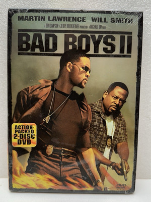 Bad Boys 2 II DVD, 2003 2 Disc DVD Martin Lawrence Will Smith Sealed