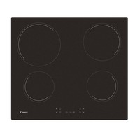 Candy CH64CCB 59cm 4 Burners Ceramic Hob Touch Control Digital Display - Black