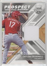 2018 Elite Extra Edition Prospect Materials Silver 73/149 Taylor Trammell 0w7