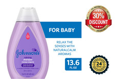 Johnson's Calming Baby Bath Shampoo with NaturalCalm Scent, 13.6 fl oz free ship