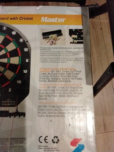 Sports CRAFT Master 4 Player Electronic Dartboard With Cricket - Picture 5 of 10