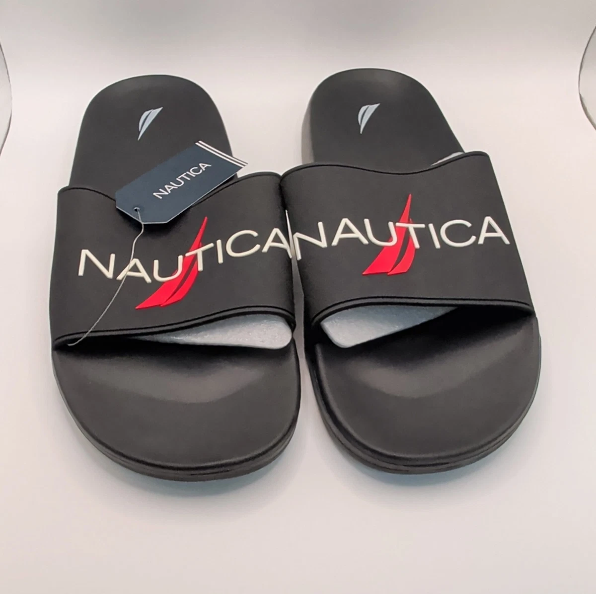Men\'s Nautica Alastor Sandals Navy Blue Black US Size 10 NWOB Amazon.com | Nautica Men main image 3