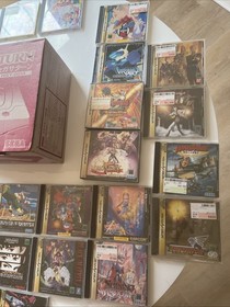 Sega Saturn Console and Game Lot