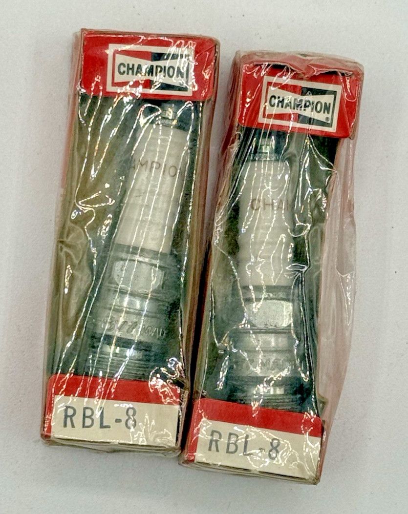 Champion RBL-8 Spark Plug Lot 2 pcs  Sealed