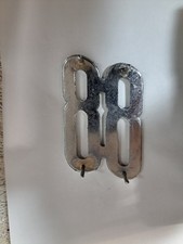 2- Nos 1955 Oldsmobile 88 Front Fender Chrome Number Emblem Set 2- Nos 1955 Oldsmobile 88 Front Fender Chrome Number Emblem Set