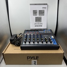 Pyle 6-Channel BT Studio Mixer + Audio Mixing Console