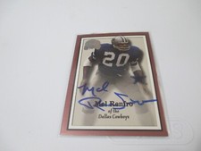 2000 Fleer Skybox Mel Renfro Dallas Cowboys Autographed Football Card
