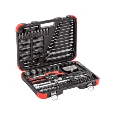 Gedore rot 1/4   1/2   Antrieb 232 Stück Steckschlüssel, Schraubendreher Set Werkzeugset