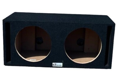 King Boxes D12DSV 12'' Vented Dual Speaker Enclosure Box
