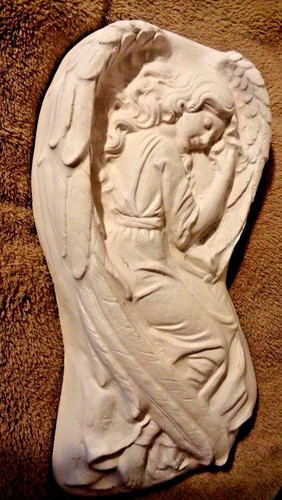 Angel Poly Plastic concrete plaster mold mould 15" x 7.75" x 1.75" thick - Picture 7 of 9