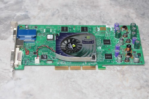 AGP 4X nVIDIA Quadro4 750 XGL 128MB/128Bit GDDR D-SUB/DVI Graphics card - Picture 6 of 18