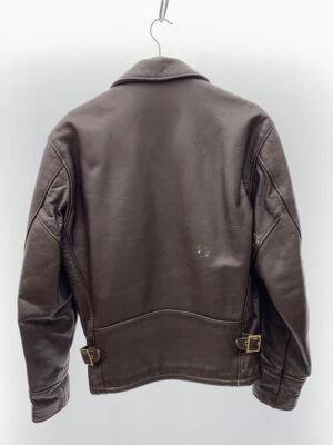 Schott Brown Leather Biker Jacket, Size 36, Single Riders | eBay