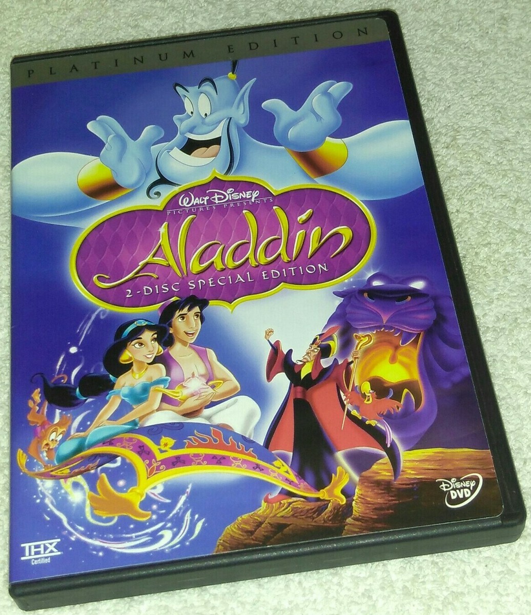 Aladdin DVD 2 Disc Platinum Edition Disney Family Kids | eBay
