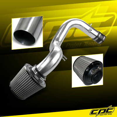 For 01-03 Acura CL/TL Type-S 3.2L V6 Polish Cold Air Intake + Black Filter Cover