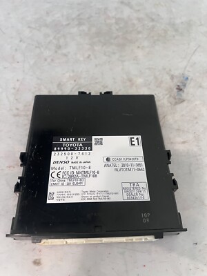 2013 Lexus ES350 Smart Key Locking Control Module OEM 89990-33330