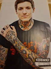 OLI SYKES BRING ME THE HORIZON A4 POSTER KERRANG MAGAZINE UK 