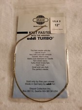 Addi Turbo Circular Knitting Needle 12 Inches US 0