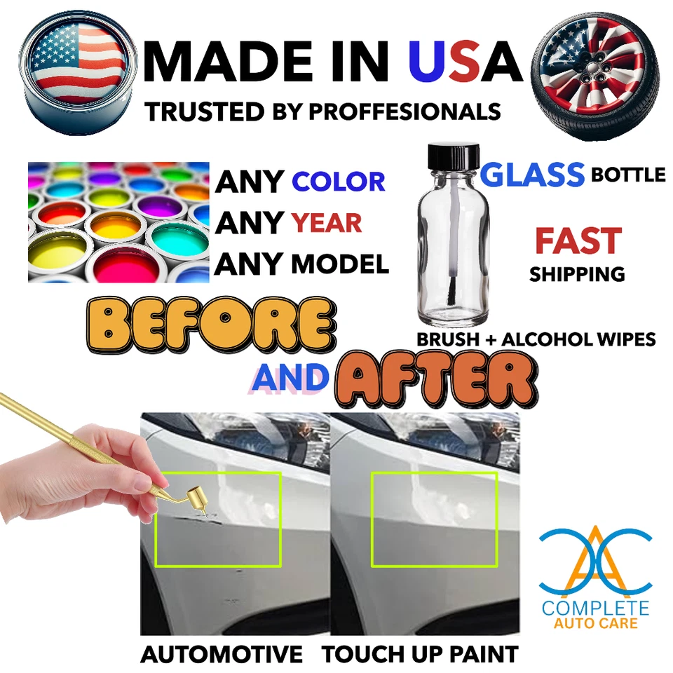 NEW OEM BMW Automotive TOUCH UP PAINT KIT for Any Year/Make/Model Fast Shipping - Image 2 of 4