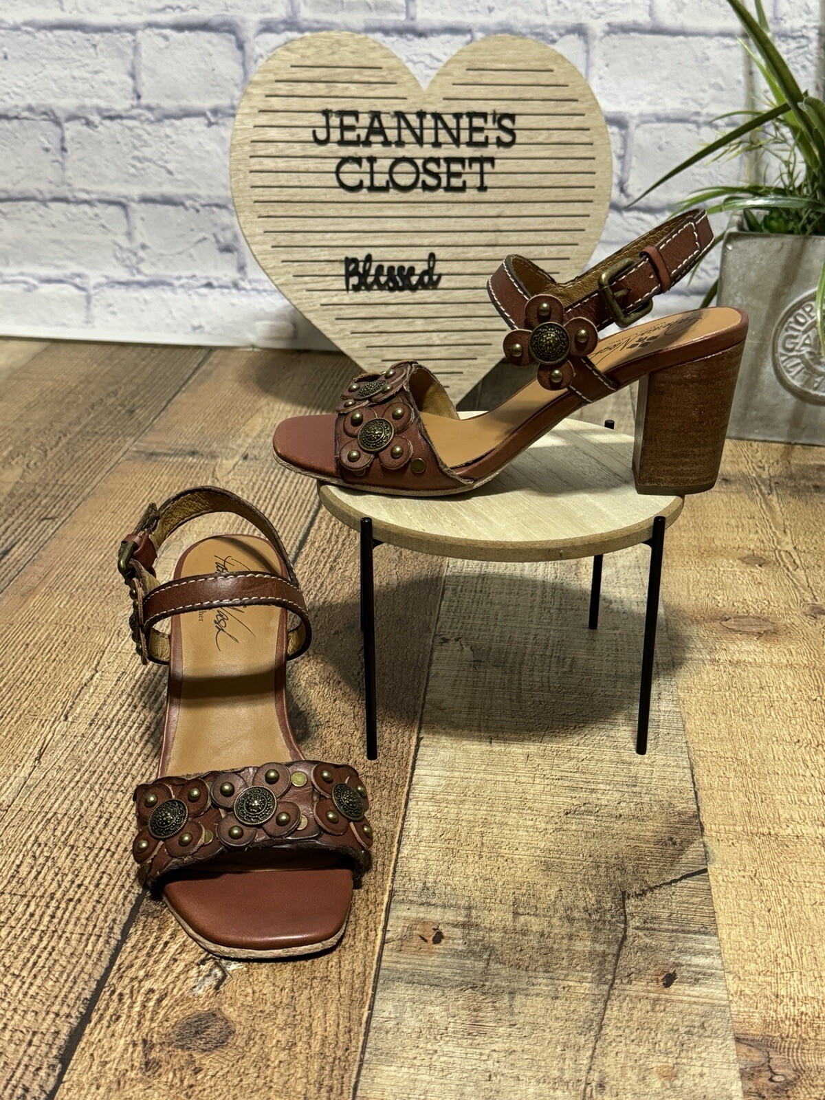 Patricia Nash Women's Leila Open Toe Beach Platform Sandals Brown Size 9M