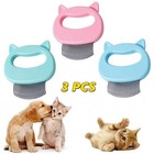 Cat Comb Pet Cat Short & Long Hair Removal Massaging Shell Comb Soft Desheddi.