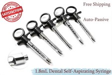 PREMIUM DENTAL ANESTHETIC SYRINGE 1.8mL SELF-ASPIRATING W/ ONE RING GERMAN STEEL