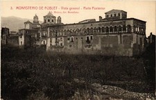 CPA AK Monasterio de POBLET Vista general SPA...