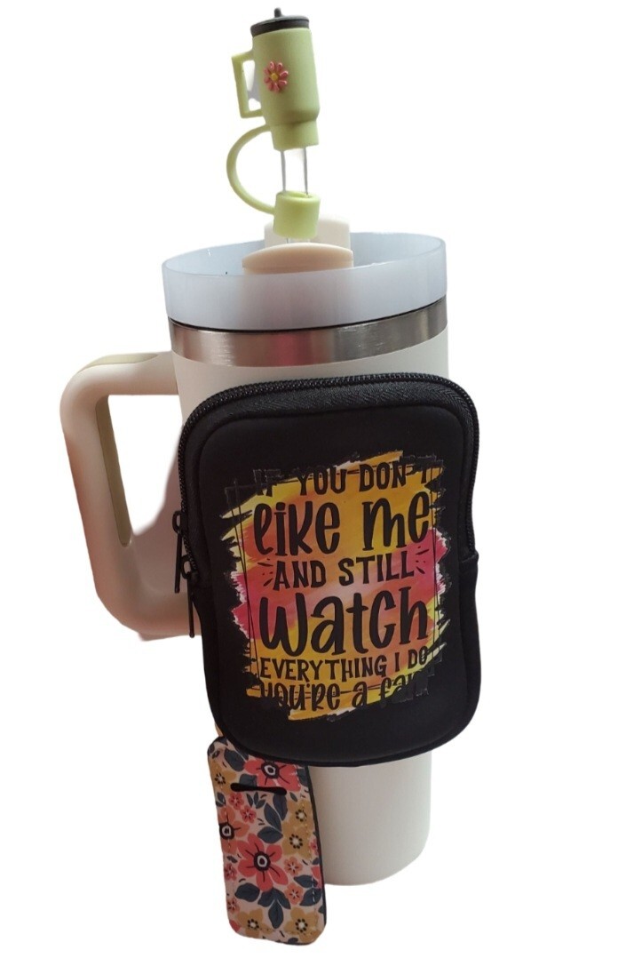 40 0z Tumbler Wallet Stanley Accessories Lip Balm Holder Straw Topper Black