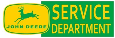 #ad John Deere Tractors Service Department Metal Sign: 6x18quot; amp; Free Shipping $21.88