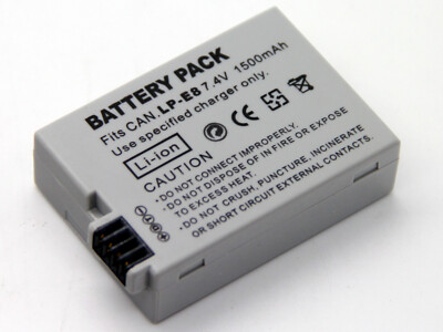 LP-E8 Battery For Canon EOS Kiss X5 EOS Kiss X6i EOS Kiss X7i EOS Rebel T2i T3i