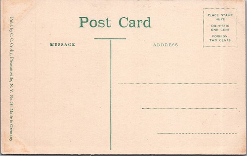 Pleasantville NY - VIEW UP TO BUTTERMILK HILL - Postcard Westchester County - Picture 2 of 2