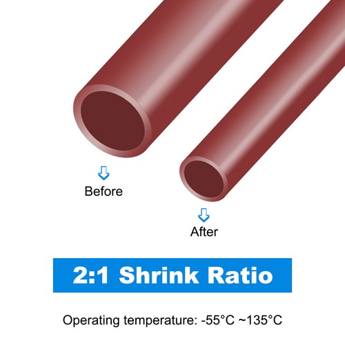 Heat Shrink Tubing, 3/16 Inch ID 249 ft Long 2:1 Ratio Brown - Picture 3 of 7