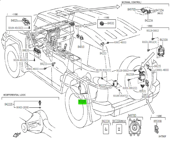 Medidor de combustible Toyota Sequoia envío genuino JDM OEM 83320-34041 Foto 2 de 2